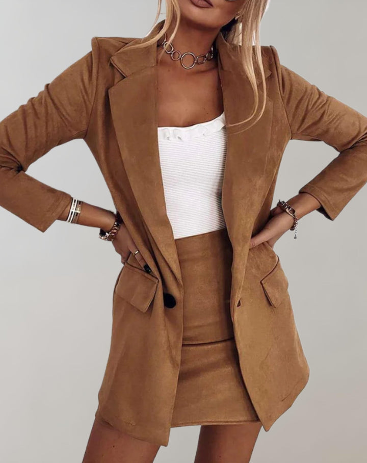 Sue - Women's Blazer and Skirt Two Piece - photo 3