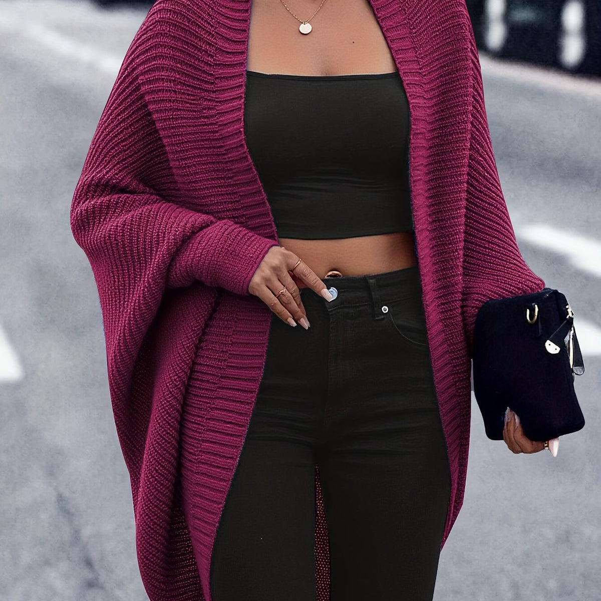 Tamsyn - Women's Relaxed Gilet in Knit - photo 4