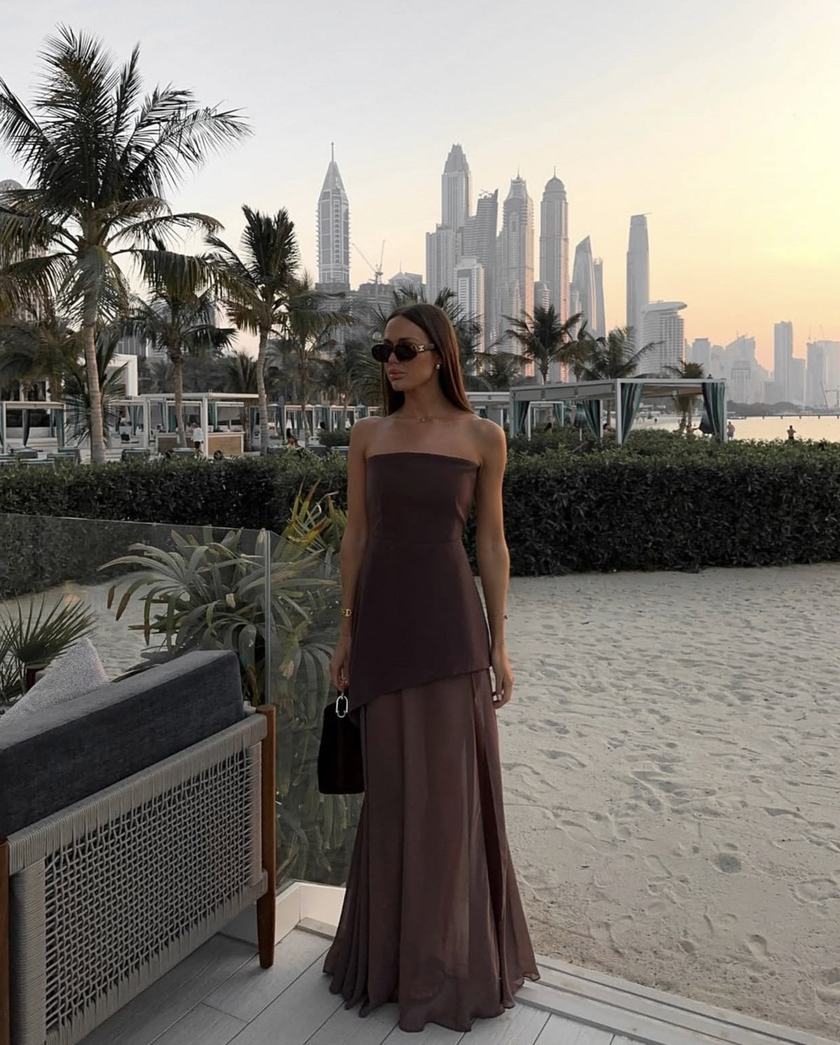Tansy - Women's Asymmetrical Maxi Dress - photo 10