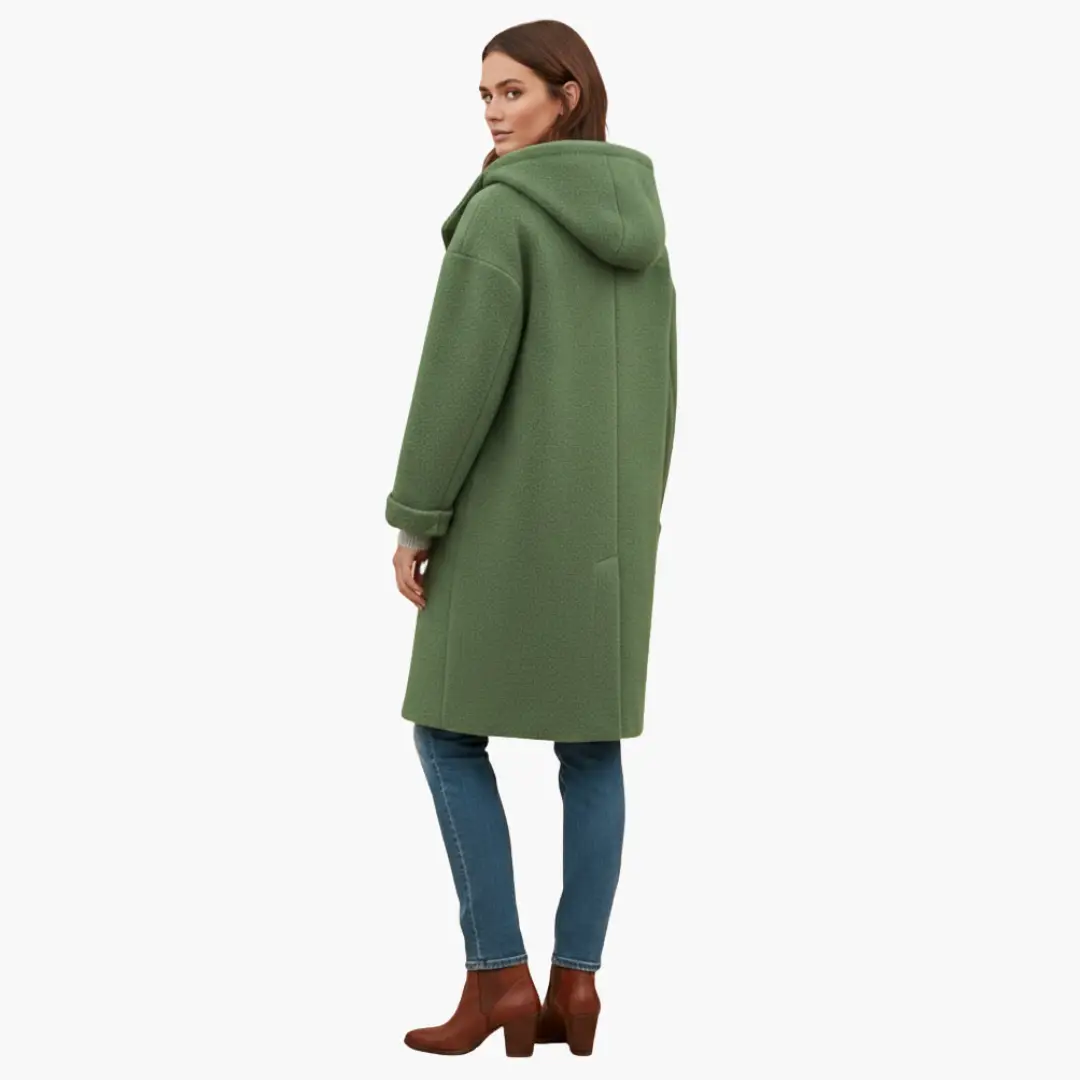 Teagan - Women's Relaxed Coat with Hood - photo 10