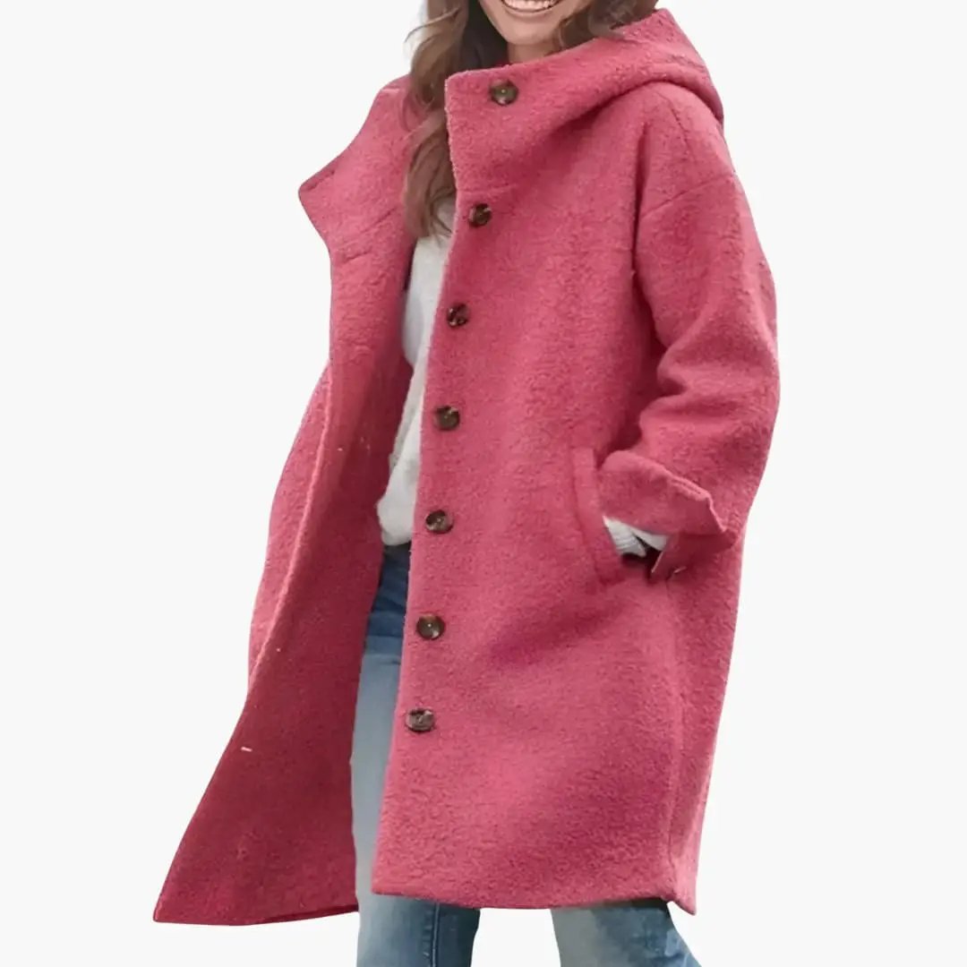 Teagan - Women's Relaxed Coat with Hood - photo 5