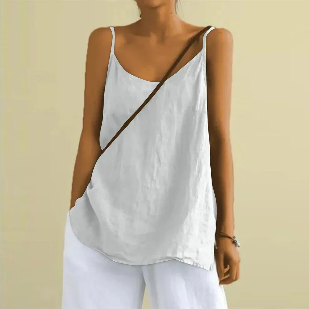 Brenda - Women's Thin Vest Top with Straps
