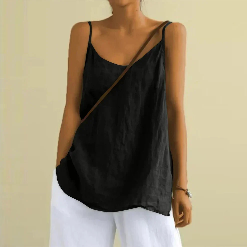 Brenda - Women's Thin Vest Top with Straps