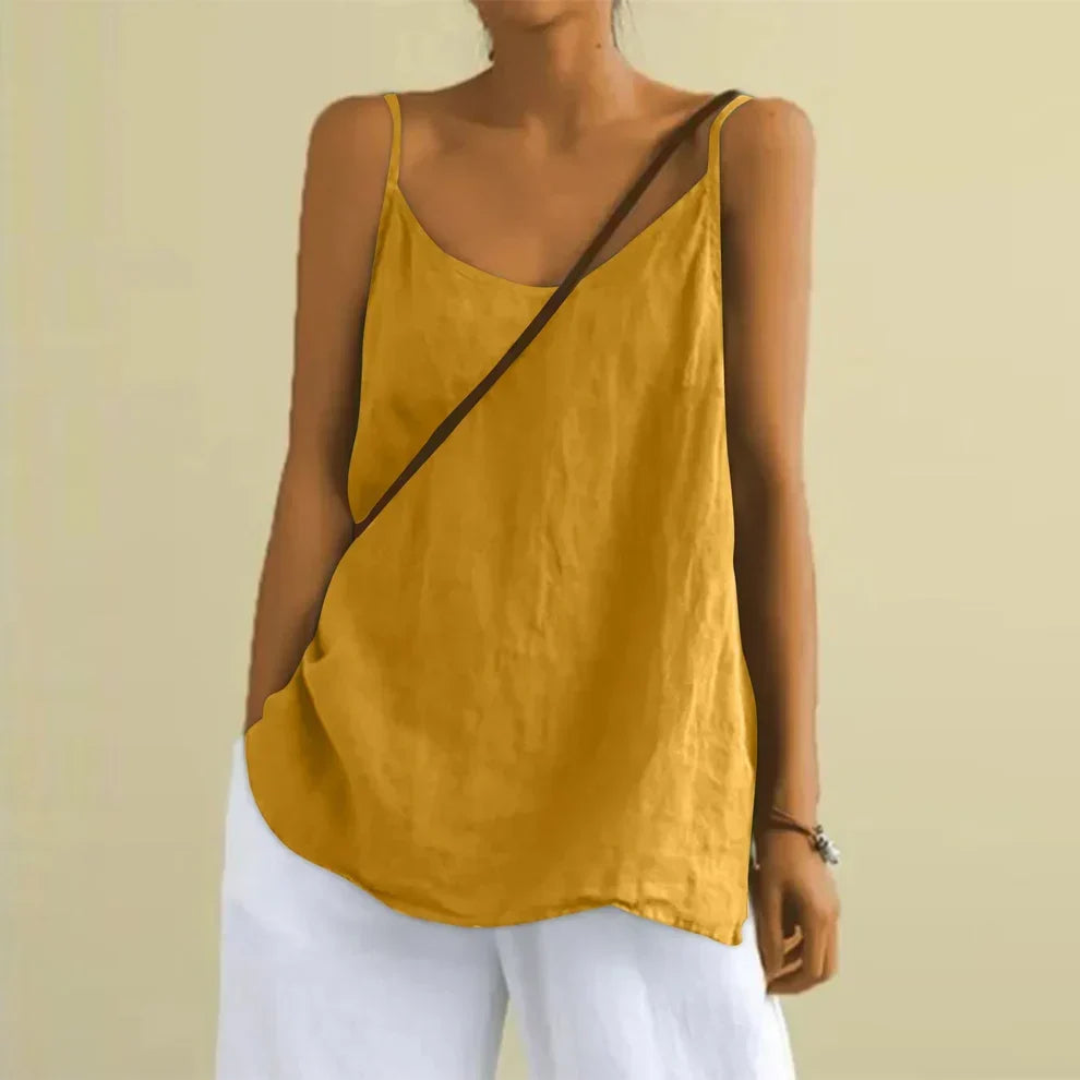 Brenda - Women's Thin Vest Top with Straps
