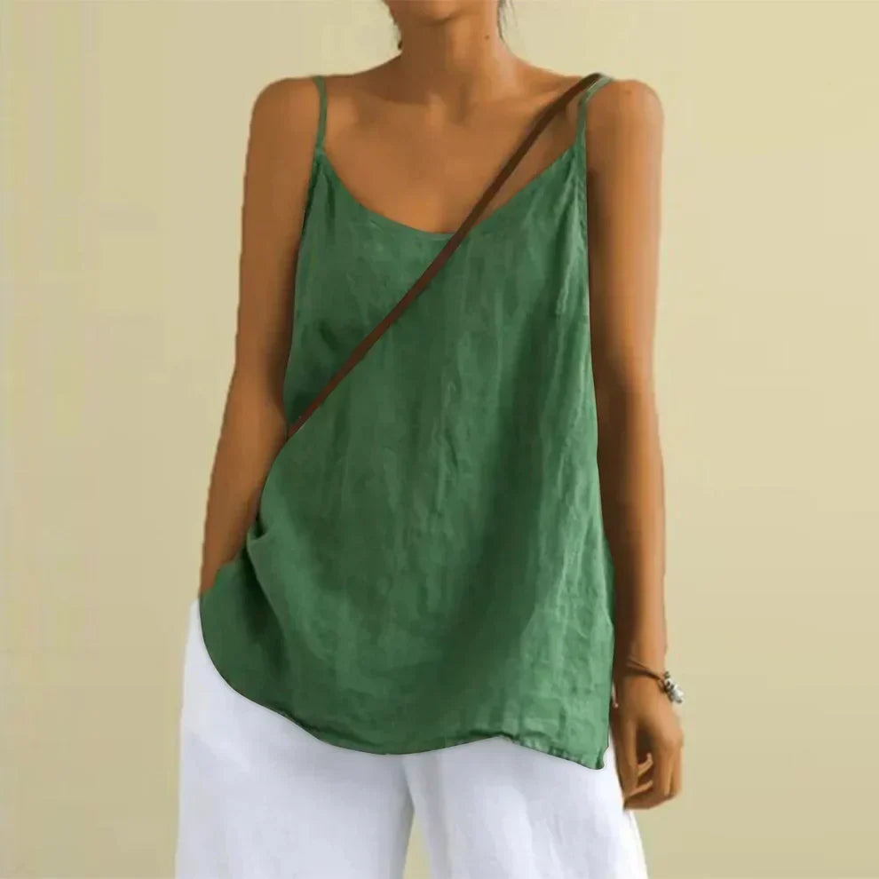 Brenda - Women's Thin Vest Top with Straps