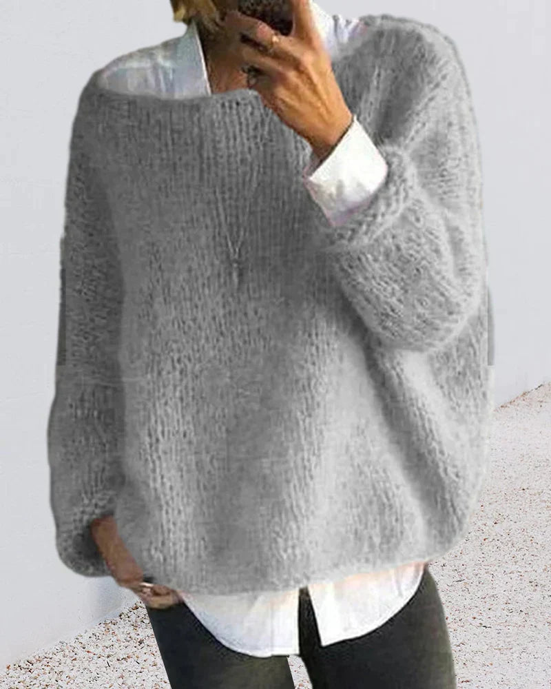 Tilly - Women's Jumper with Off-Shoulder Neckline - photo 2