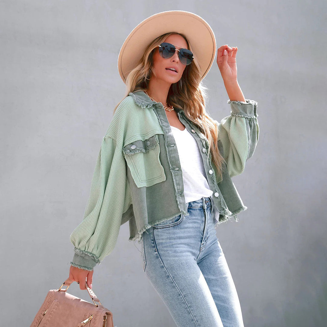 Tirza - Women's Oversized Cardigan with Side Pockets - photo 2
