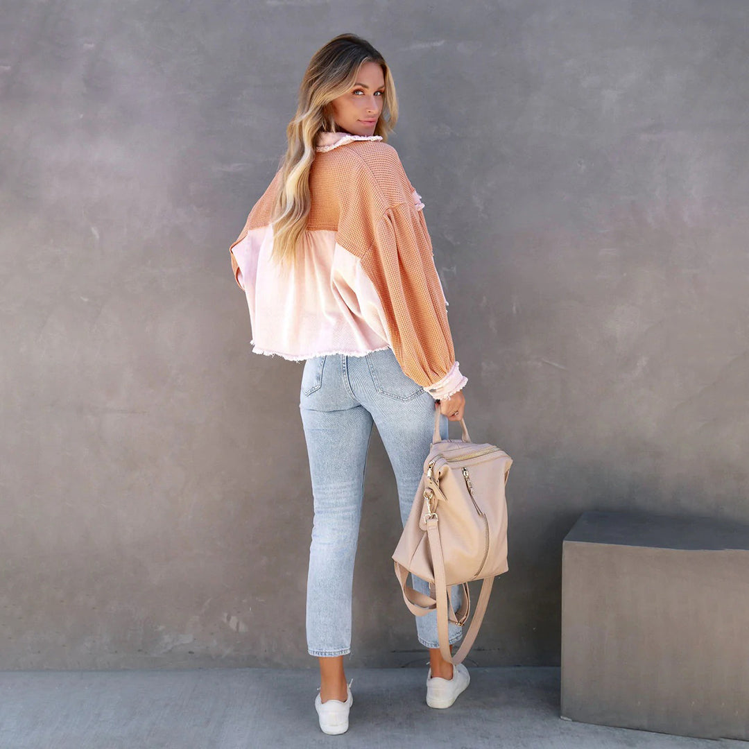 Tirza - Women's Oversized Cardigan with Side Pockets - photo 8