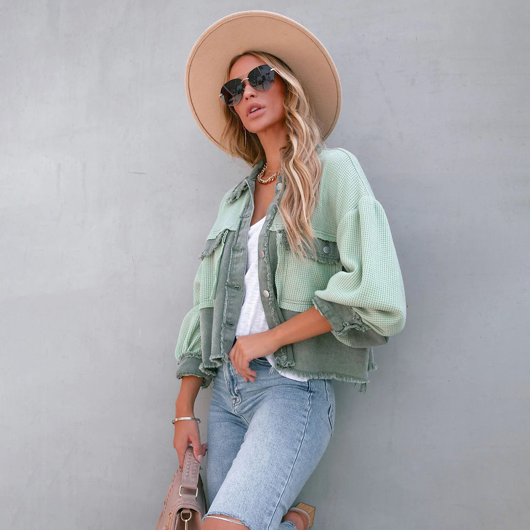 Tirza - Women's Oversized Cardigan with Side Pockets - photo 9
