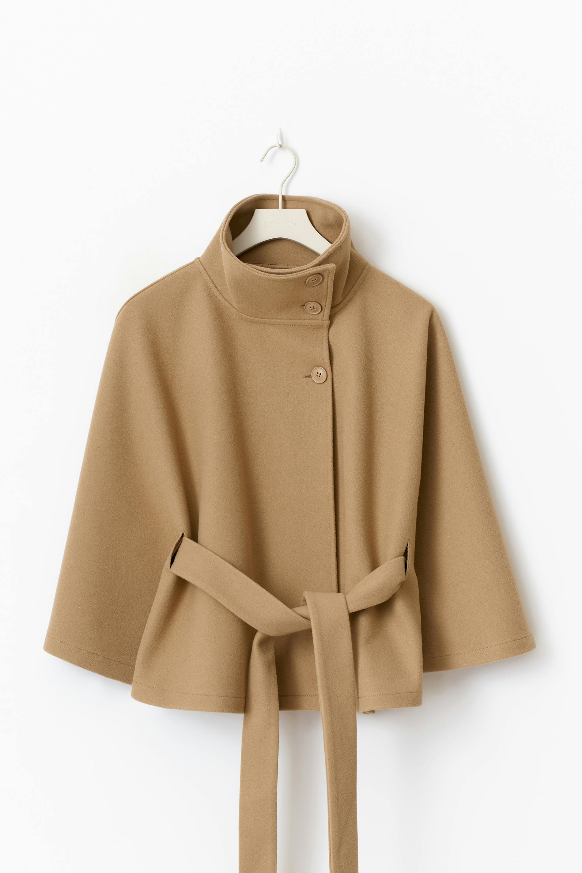 Toni - Women's Tie Waist Cape Coat - photo 11