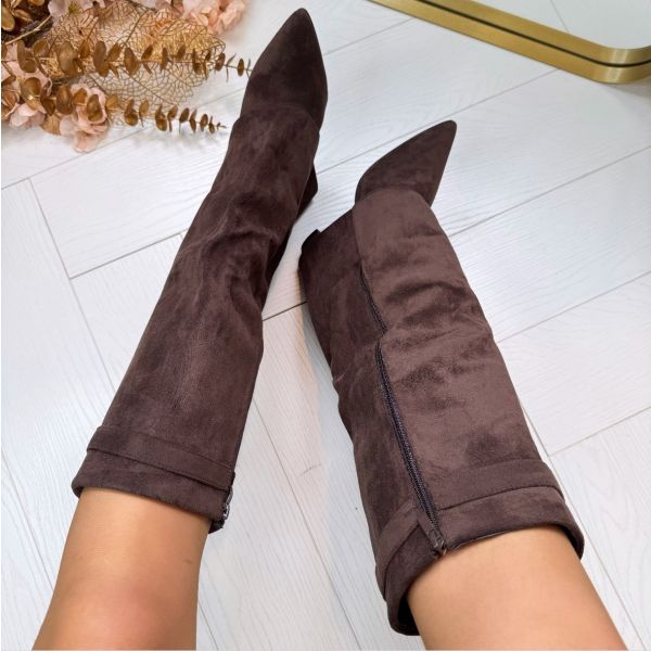 Tori - Women's Pointed Knee High Boots - photo 10