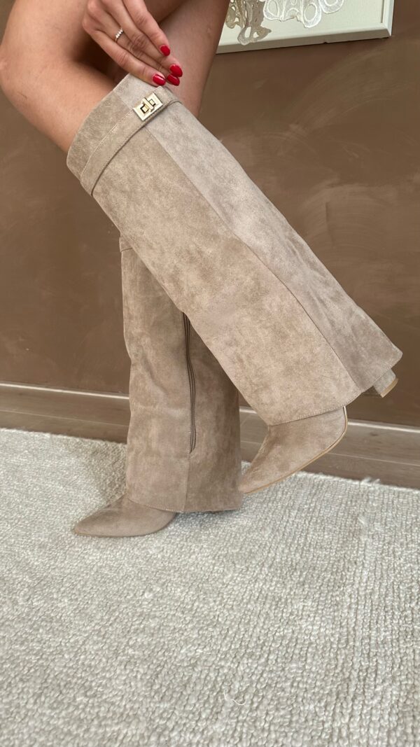 Tori - Women's Pointed Knee High Boots - photo 5