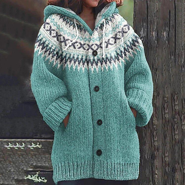 Helena - Women's Knit Cardigan for Effortless Sophistication (Plus Size Available)