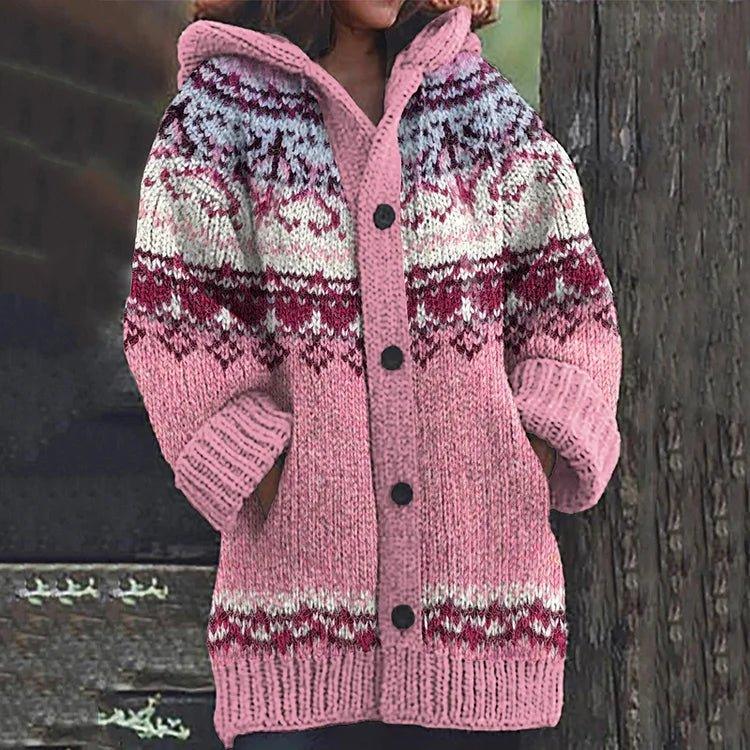 Helena - Women's Knit Cardigan for Effortless Sophistication (Plus Size Available)
