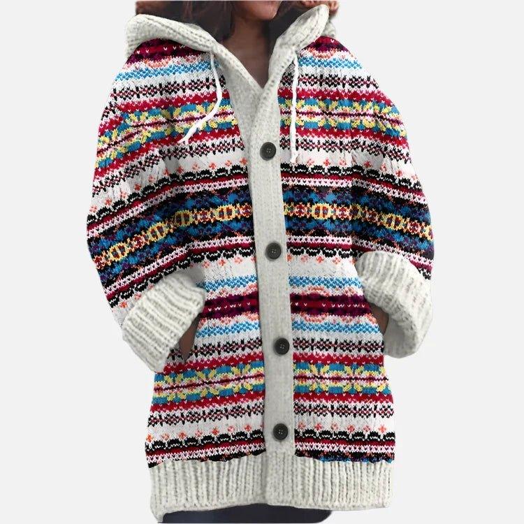 Helena - Women's Knit Cardigan for Effortless Sophistication (Plus Size Available)