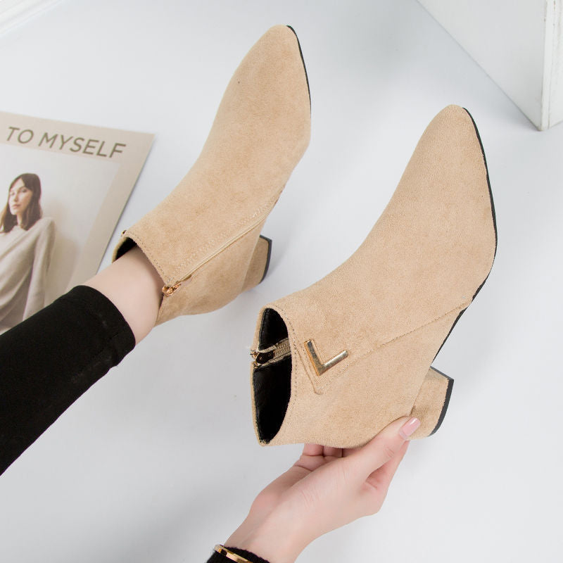 Isla - Women's Leather Ankle Boots
