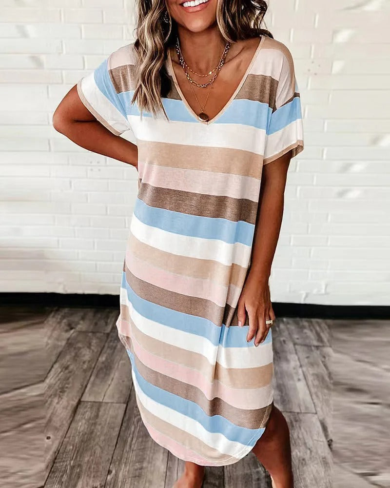 Mila - Women's Striped Summer Dress