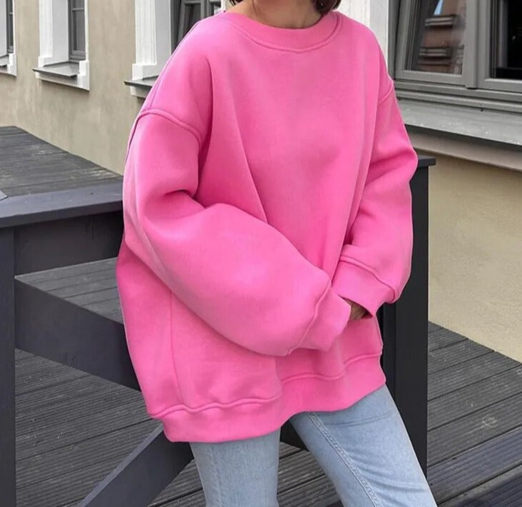 Nina - Women's Oversized Jumper For Effortless Comfort