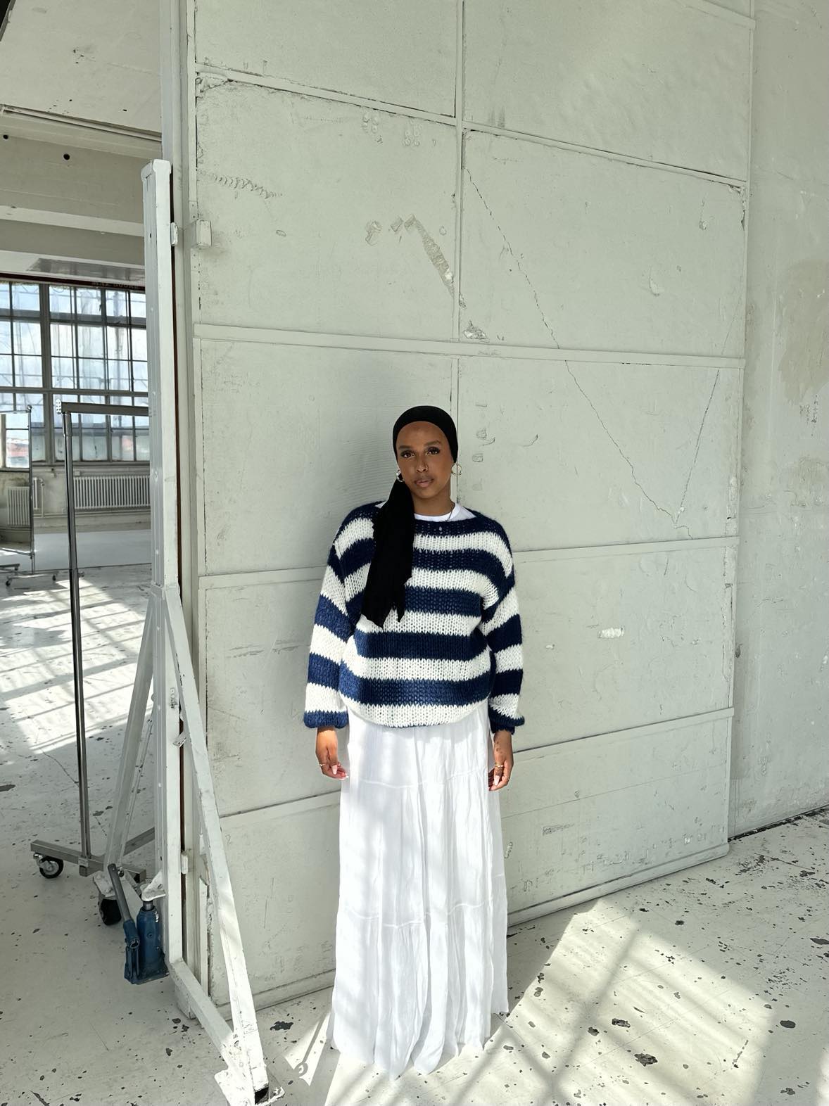 Verona - Women's Relaxed Jumper in Knit with Stripe - photo 10