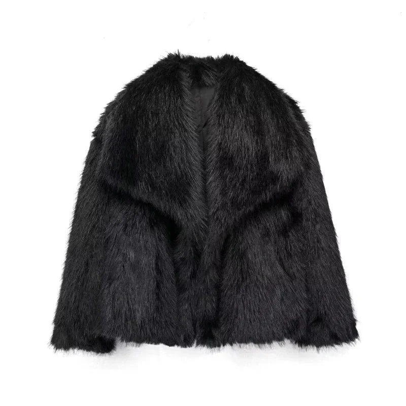 Women's Textured Blazer with Wide Collar