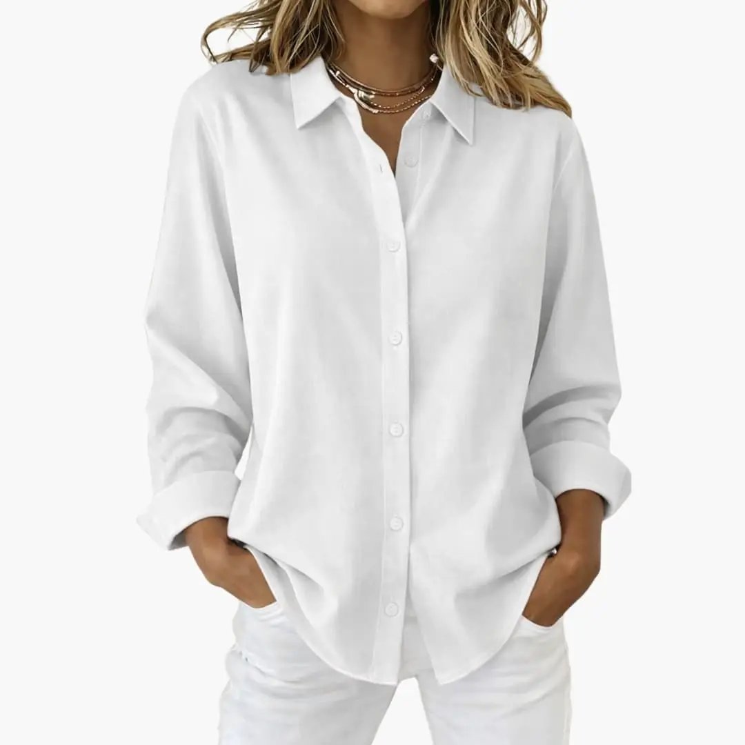 Carole - Women's Flowing Blouse with Long Sleeves