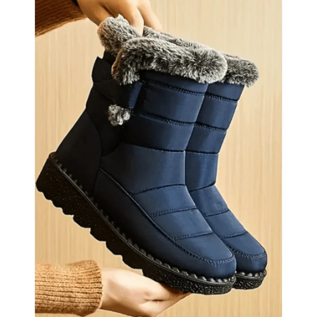 Women's Waterproof Fur-Lined Winter Boots