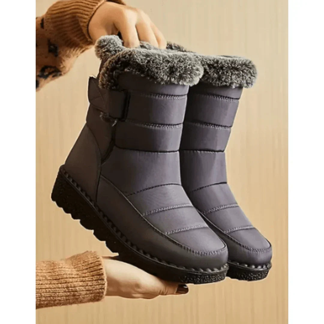 Women's Waterproof Fur-Lined Winter Boots