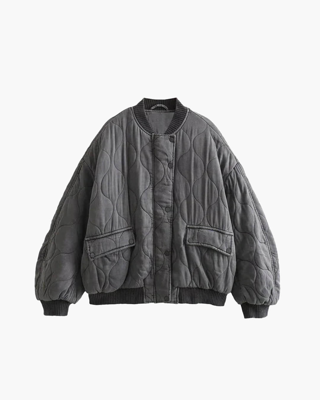 Willowby - Women's Relaxed Bomber Jacket in Quilted Finish - photo 4