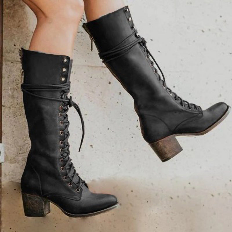 Wilma - Women's Winter Boots with Block Heel - photo 1
