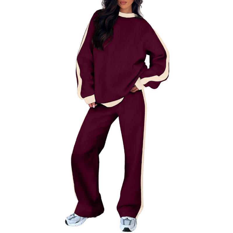 Orpha - Women's Relaxed Two-Piece Set in Sweatshirt Pants - photo 1