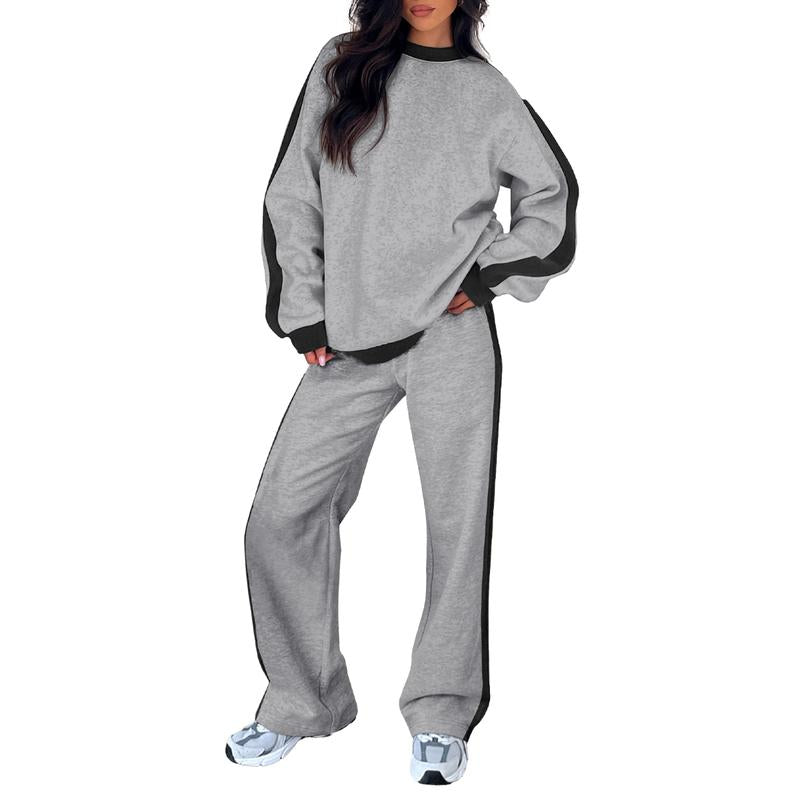 Orpha - Women's Relaxed Two-Piece Set in Sweatshirt Pants - photo 3