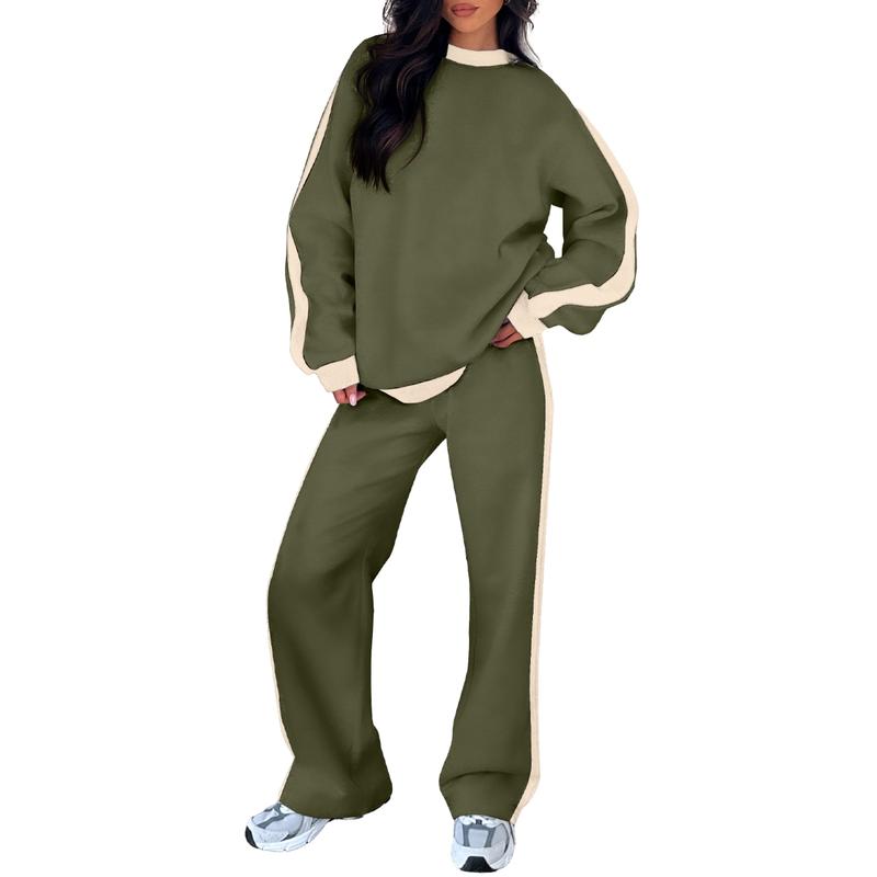 Orpha - Women's Relaxed Two-Piece Set in Sweatshirt Pants - photo 5