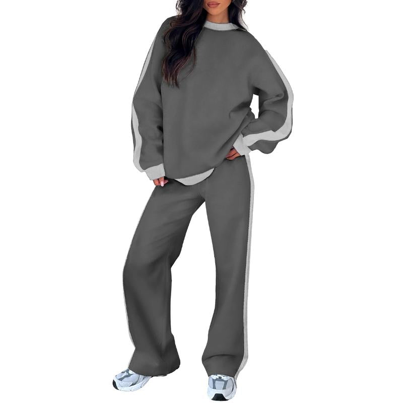 Orpha - Women's Relaxed Two-Piece Set in Sweatshirt Pants - photo 8