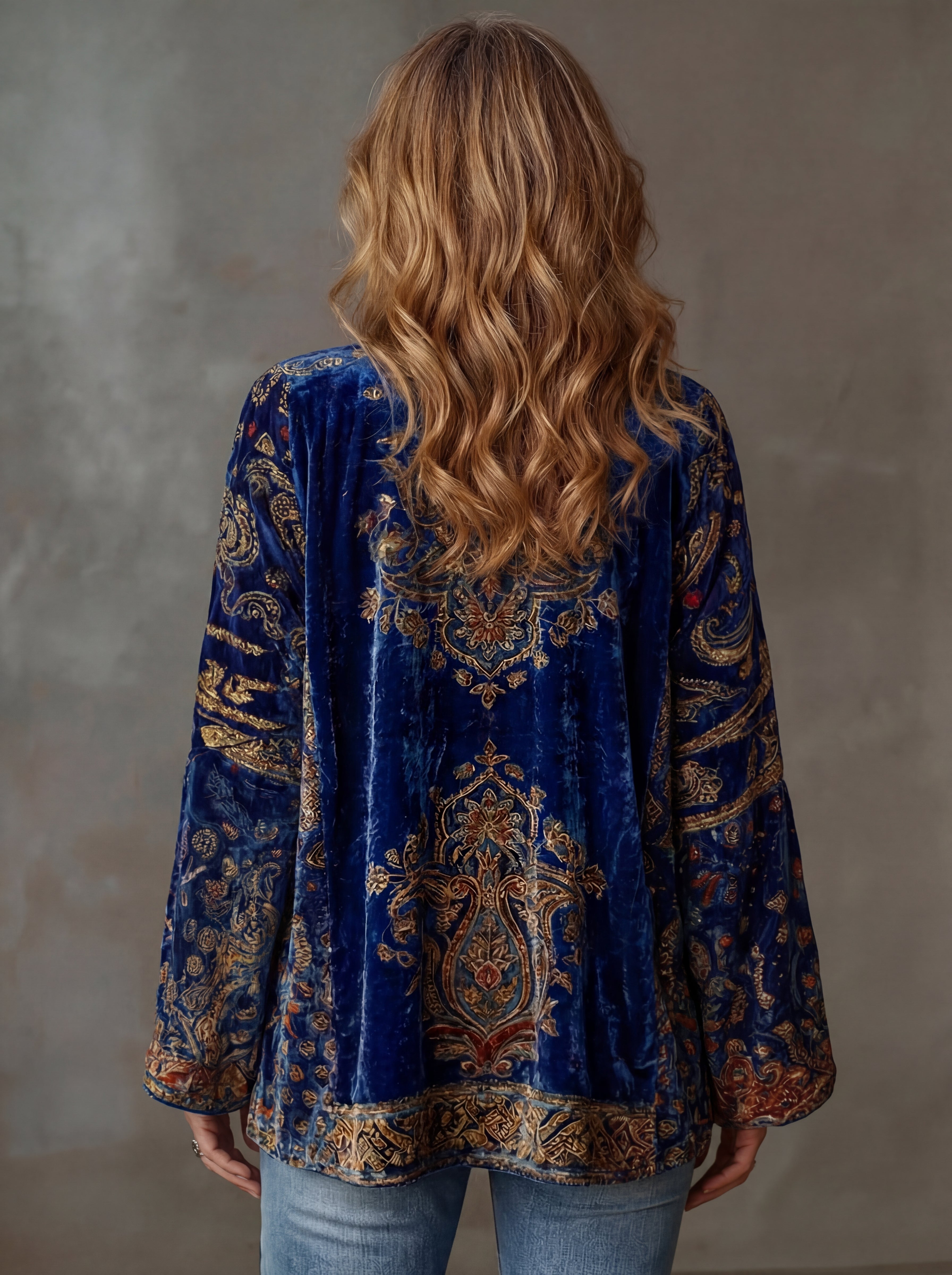 Odella - Women's Relaxed Cardigan in Bohemian Kimono - photo 4