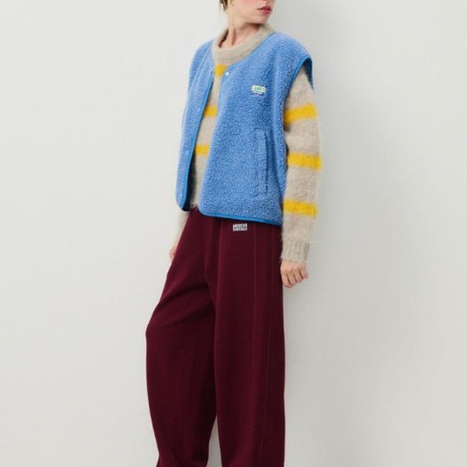 Pansy - Women's Tailored Vest in Button-Front Fleece - photo 17