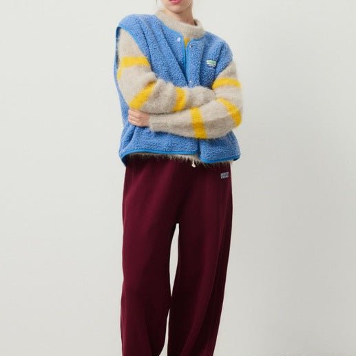 Pansy - Women's Tailored Vest in Button-Front Fleece - photo 18