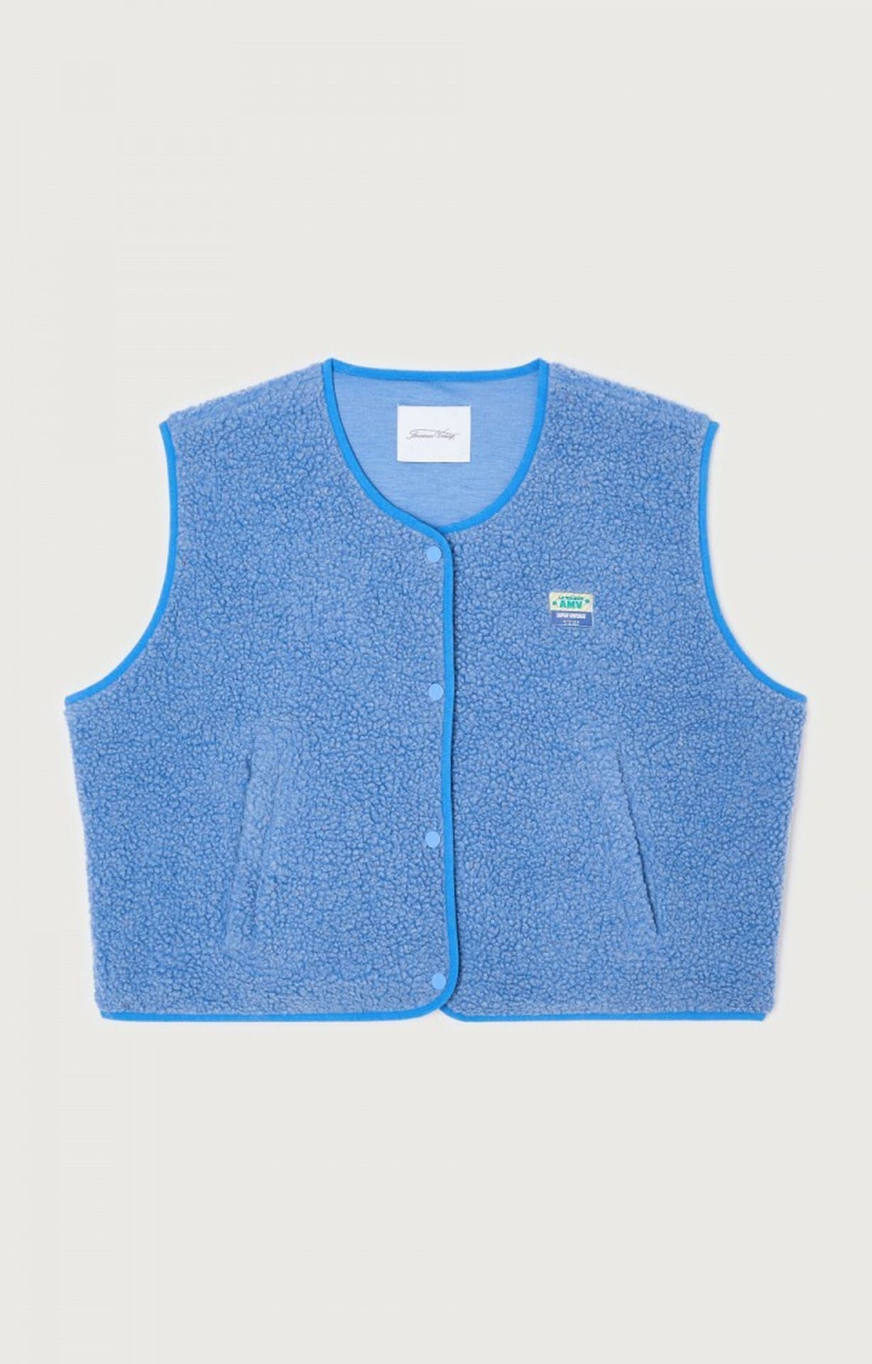 Pansy - Women's Tailored Vest in Button-Front Fleece - photo 21