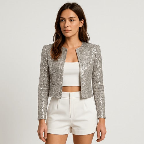 Women's Gold Tailored Blazer for Work and Evenings - photo 1
