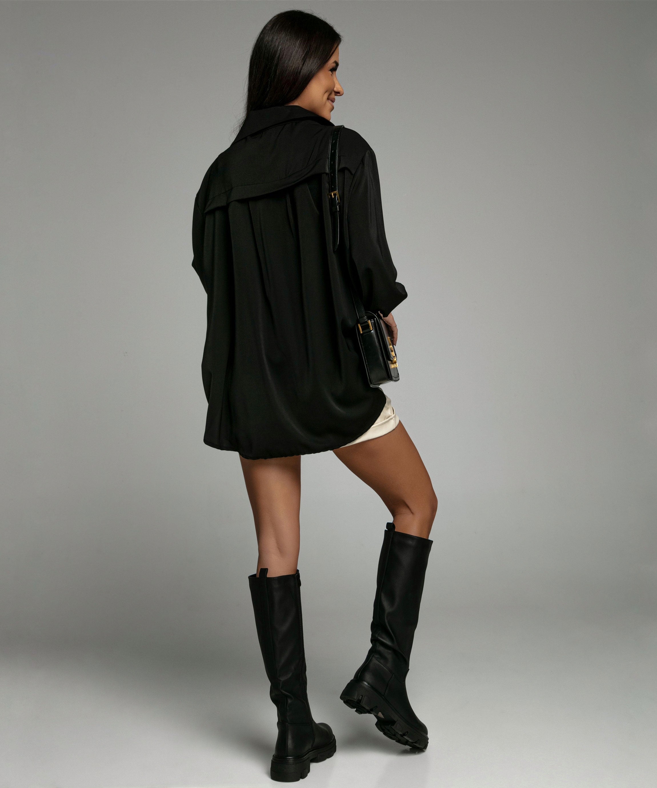 Ellen: botas altas de mujer hasta la rodilla con suela gruesa