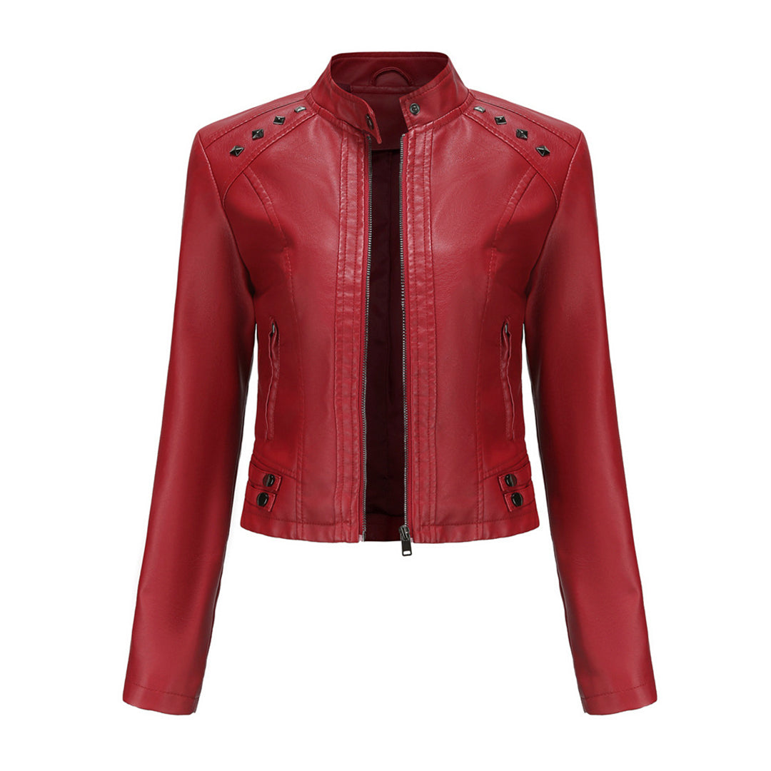Women's Najla - Elegant Leather Jacket for Every Occasion – view 12