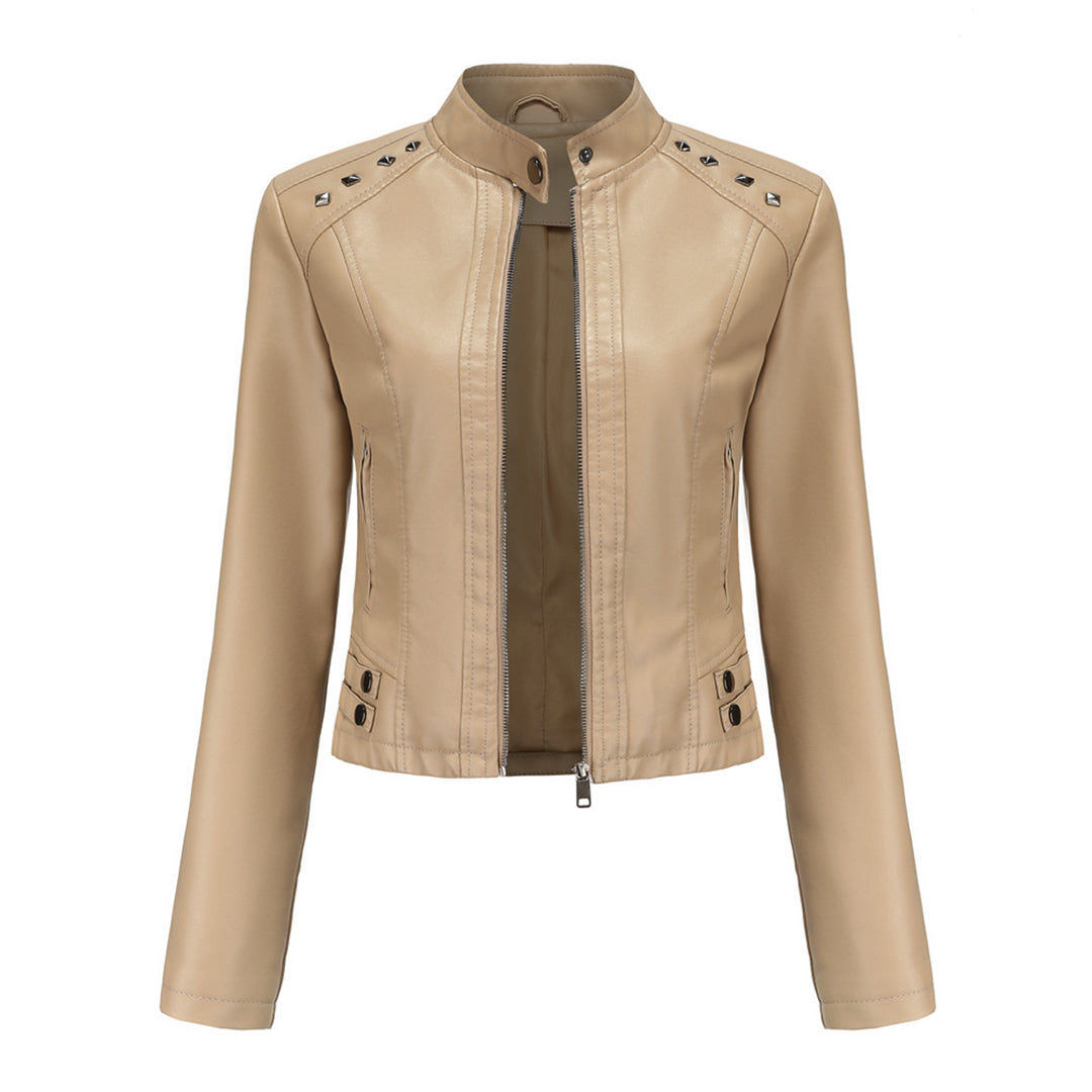 Women's Najla - Elegant Leather Jacket for Every Occasion – view 16