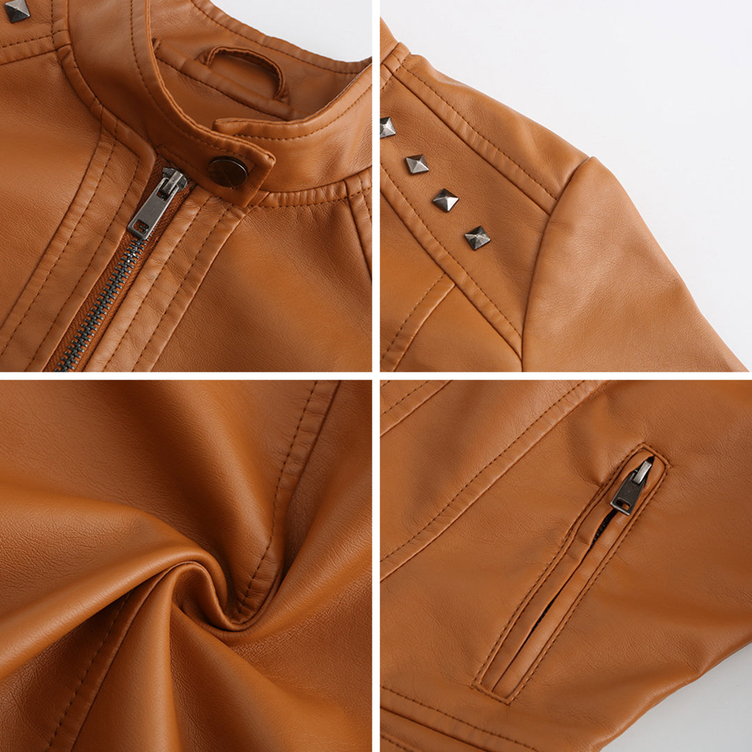 Women's Najla - Elegant Leather Jacket for Every Occasion – view 2