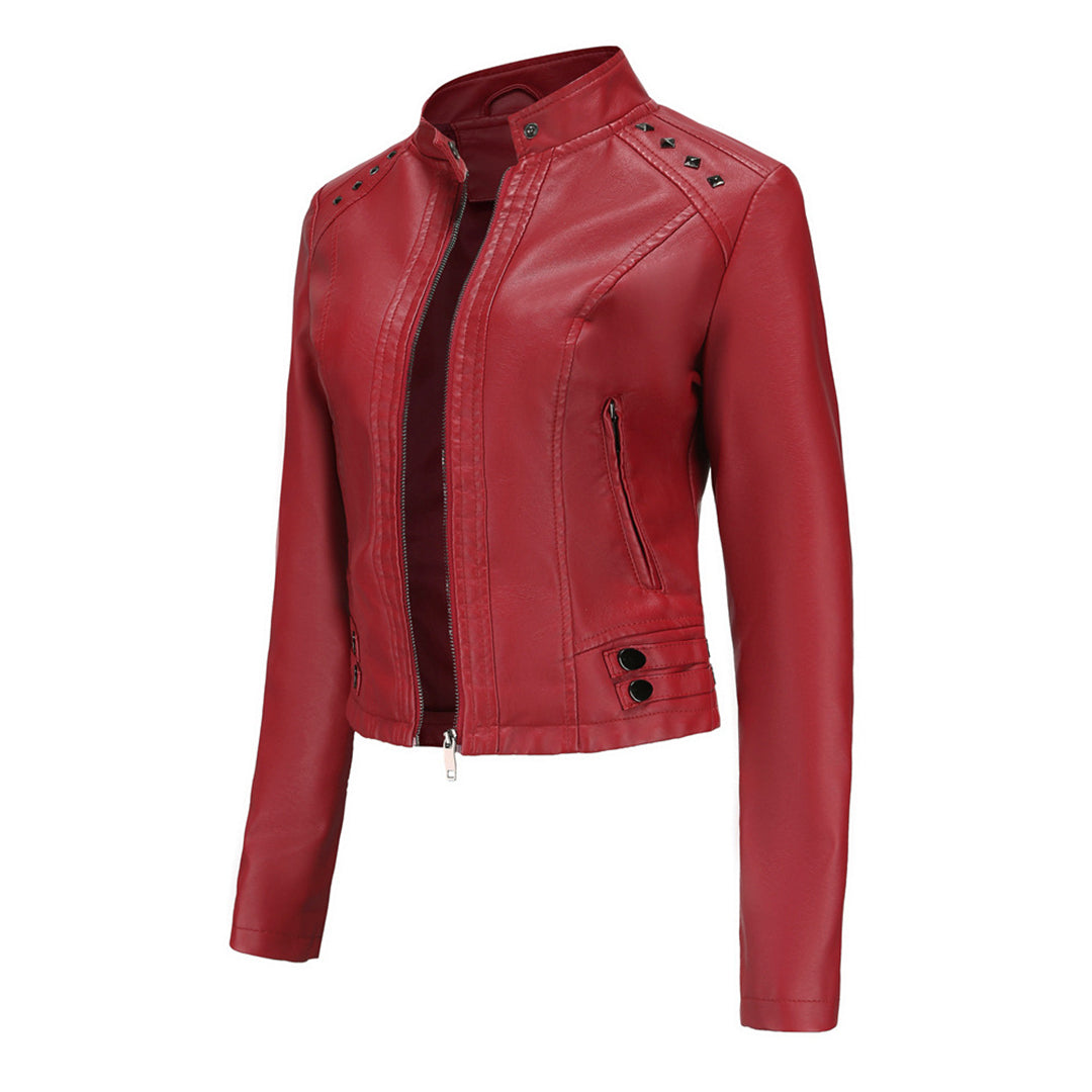 Women's Najla - Elegant Leather Jacket for Every Occasion – view 4
