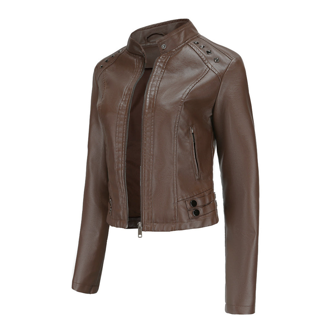 Women's Najla - Elegant Leather Jacket for Every Occasion – view 5