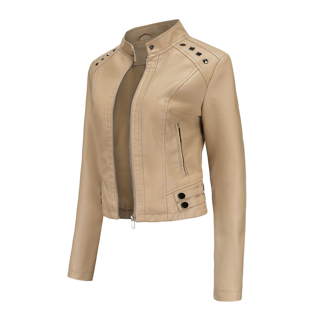 Women's Najla - Elegant Leather Jacket for Every Occasion – view 7