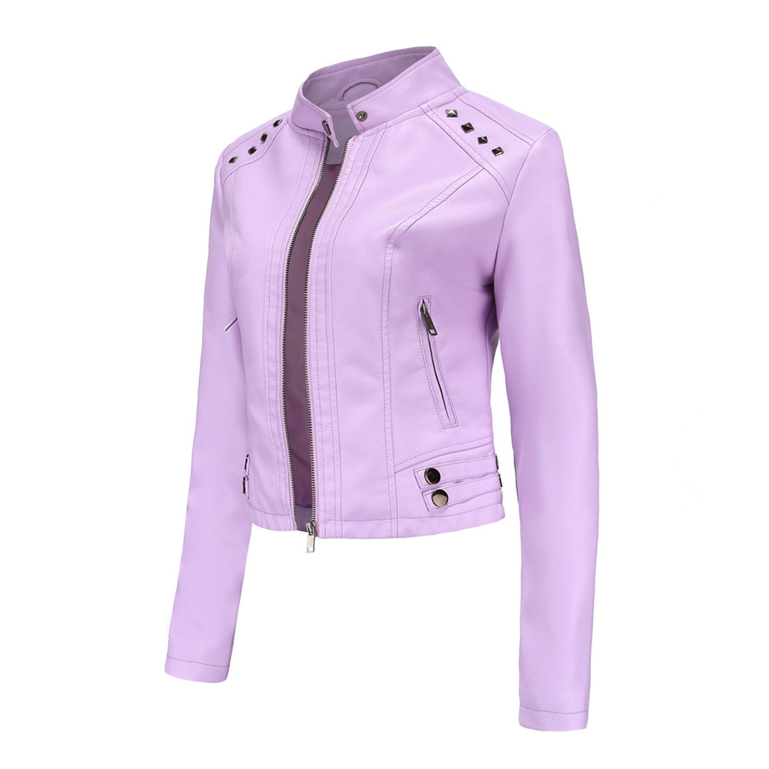 Women's Najla - Elegant Leather Jacket for Every Occasion – view 8