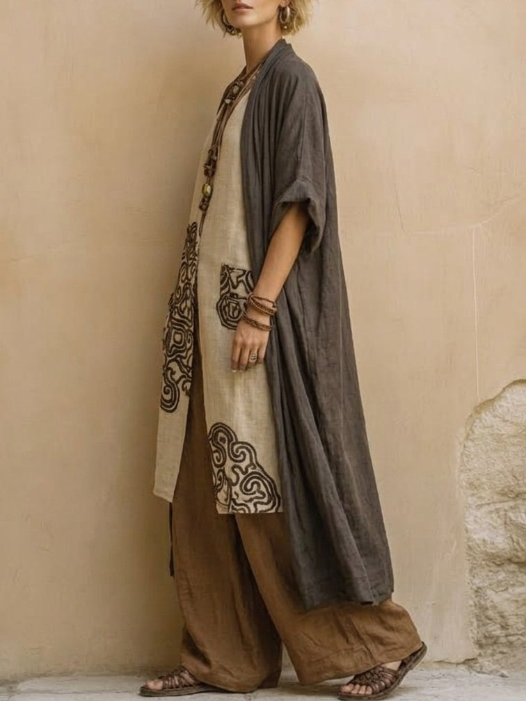 Merle - Women's Relaxed Boho Three-Piece Set - photo 4