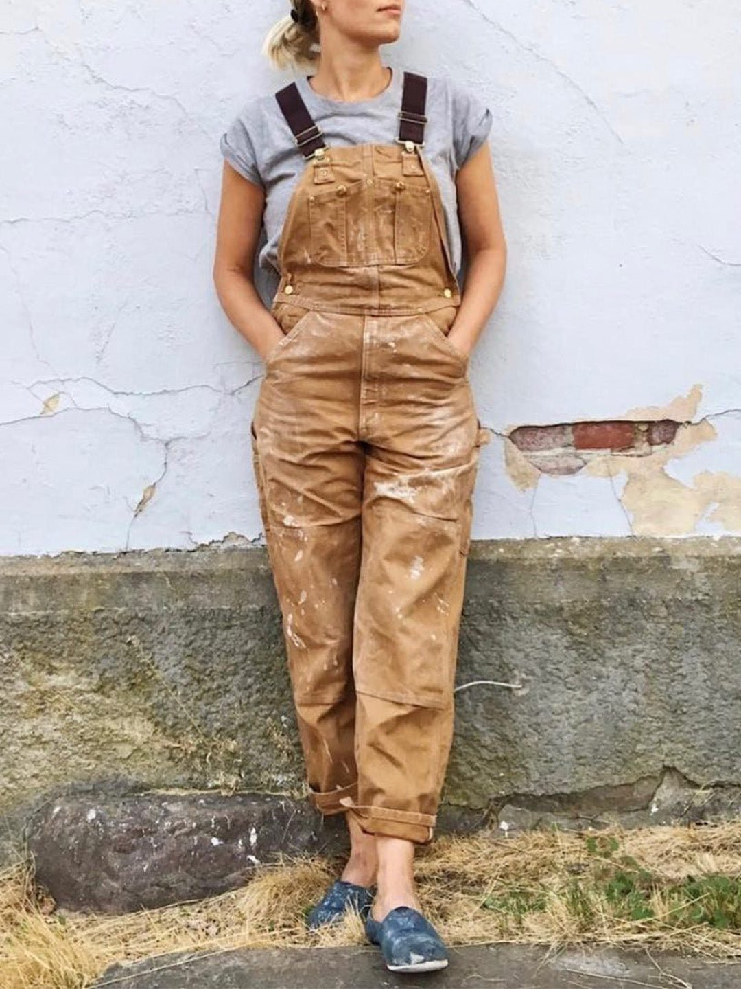Ollie - Women's Relaxed Overalls in Utility and Adjustable Straps - photo 2