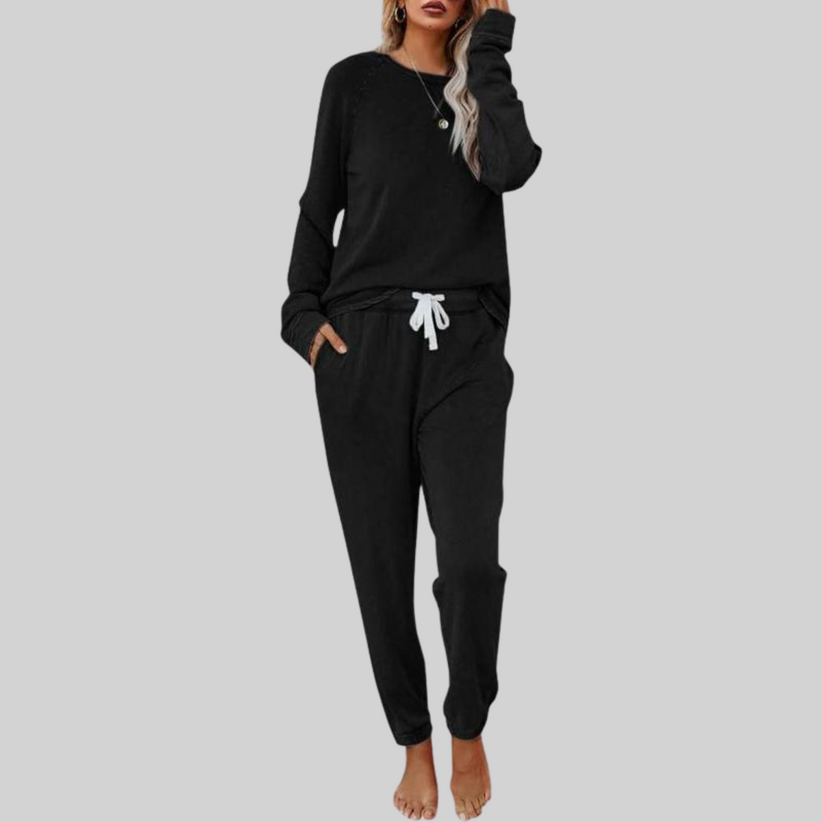 Women's Two-Piece Lounge Set Relaxed Fit – view 2
