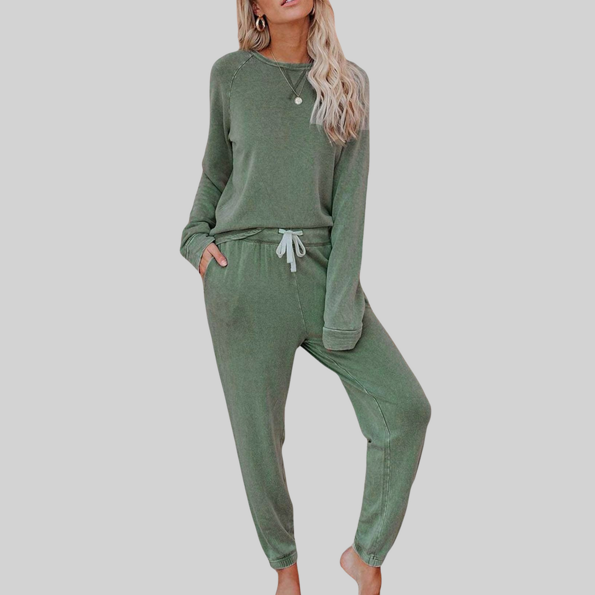 Women's Two-Piece Lounge Set Relaxed Fit – view 3